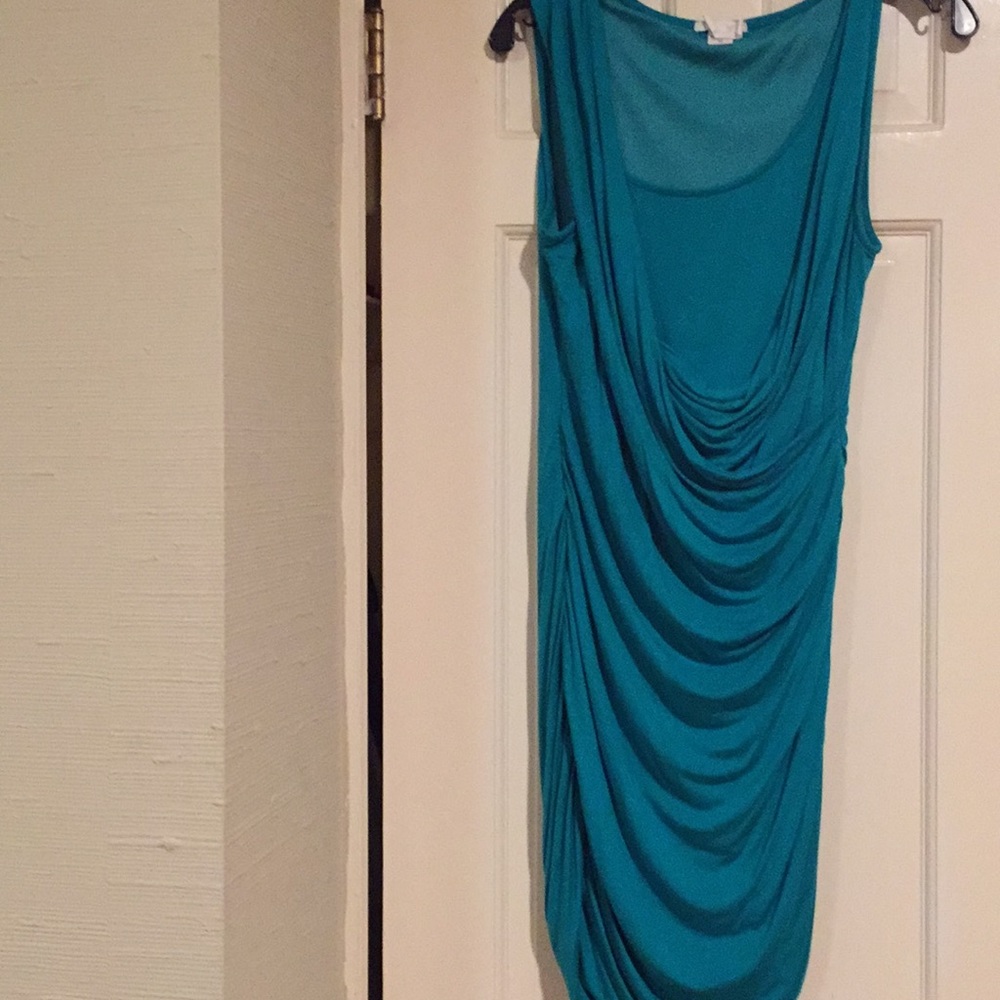 Aqua green dress